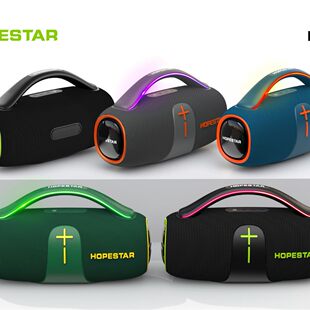 New Ares Wireless Bluetooth Speaker Outdoor Waterproof Portable Subwoofer Portable Flashing Light for Camping