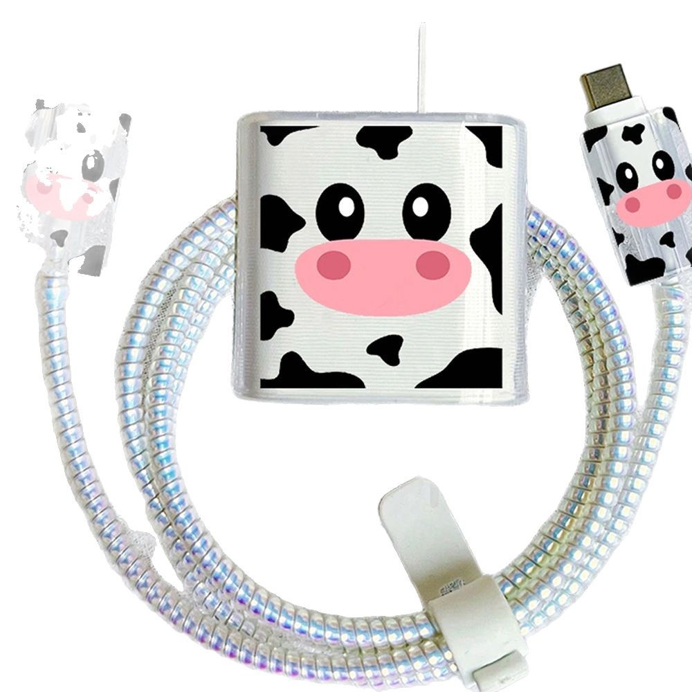 Aplicable para Apple 18 - 20w cargador cubierta de protección de carga rápida cable de datos pinza de cable