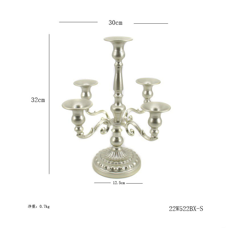 Transfronterizo hierro candelabro decoración hotel boda props ins vela Copa hogar sala de estar decoración de metal titular de la vela