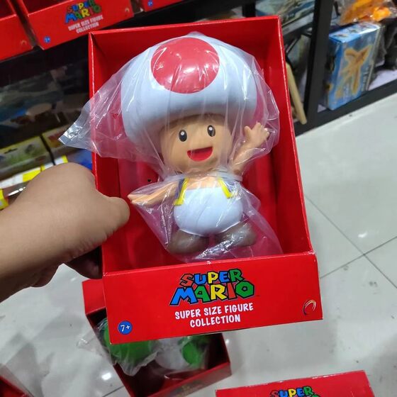 Super Mary Mario Louis Brothers Ornaments Kuba Yoshi Gorilla Poison White Mushroom Hand-made Model Toy
