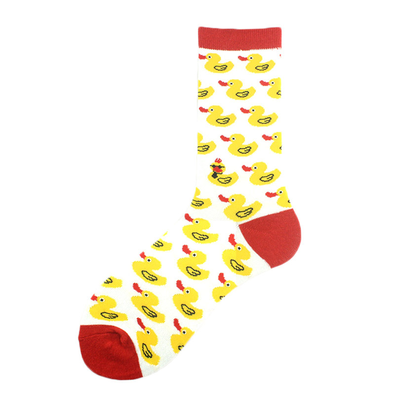 Men's Fashion Cartoon Nylon Cotton Printing Crew Socks A Pair display picture 11