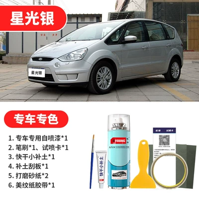 Avtomobil boya qələmləri – Ford Mach-E Titanium Crystal Gray touch-up - starlight-silver-emergency-repair