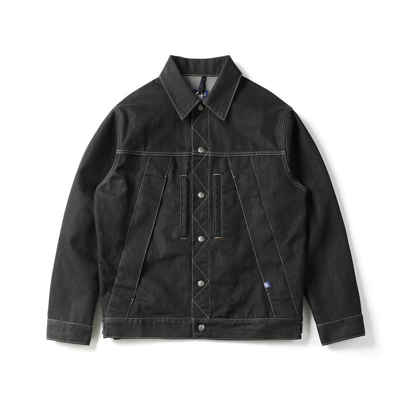 26Aw Autumn New Japanese Style Purple Label Denim Jacket Casual Retro Washed Lapel Workwear Coat for Men 5407