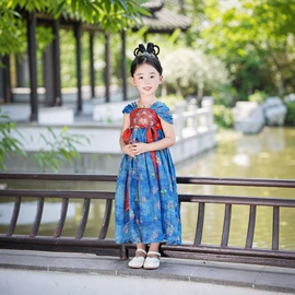 童旗袍;童民族服装;童马甲