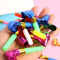 Подарочный свисток на день рождения, детский выдувной рулон, длинный нос, свисток дракона, не могут детские маленькие игрушки 1st