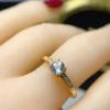 Organic sapphire sophisticated ring, design stone inlay handmade, wholesale, suitable for import