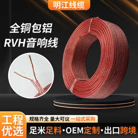 数码音箱线环绕发烧红边喇叭线音频信号线多媒体连接线数码音频线