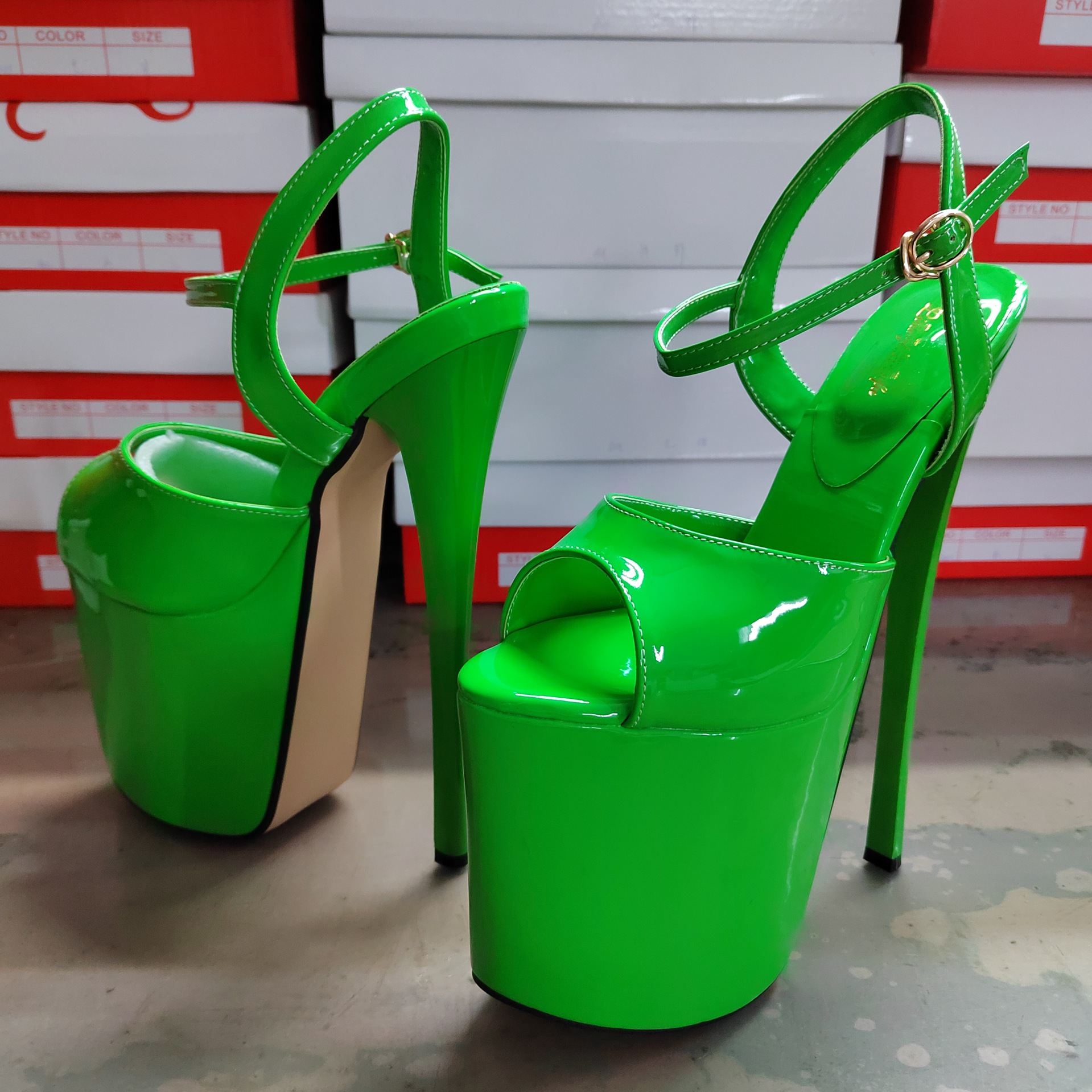 Sandal nữ quai chữ V đơn giản mùa hè, đế bệt, cỡ lớn 19 cm — Màu đen (19cm) chi tiết 2