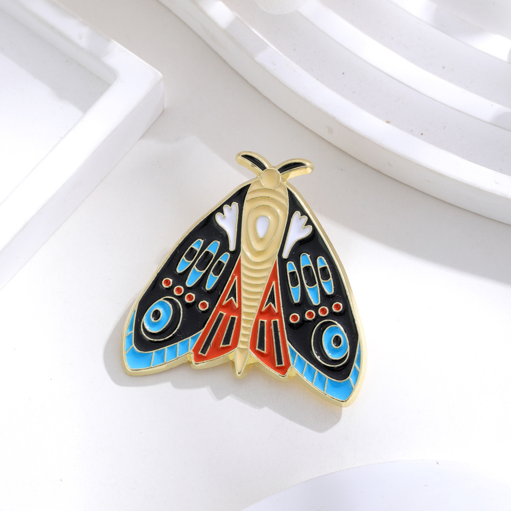 13g Weight Brooches Classification Casual, Party, Street Occasion Zinc alloy Material Butterfly Pattern Unisex Gender Enamel, Plating Design Sweet Style Sweet Pin Butterfly Zinc Alloy Enamel Plating Unisex Brooches 12