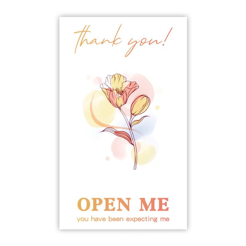 Etiqueta adhesiva de sellado de caja de avión puntual del fabricante Etiqueta adhesiva simple rectangular Etiqueta autoadhesiva de sellado de embalaje de caja exprés