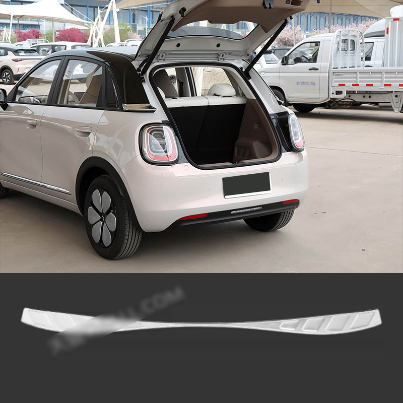 Suitable for 26 Models of Wuling Bingo Pro Stainless Steel Threshold Strips, Modified Welcome Pedals, Trunk Rear Guard Plate Protection