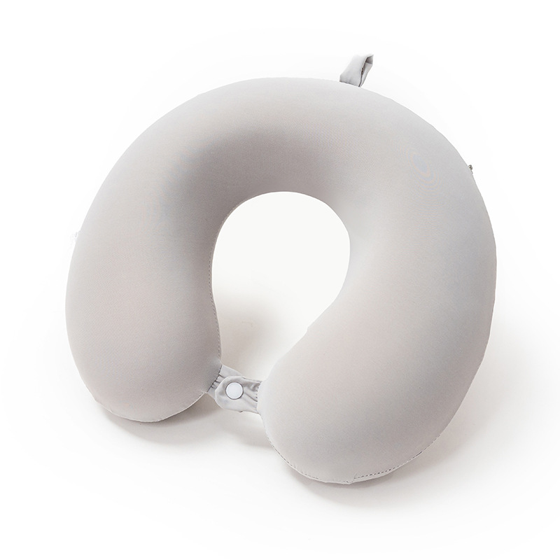 Almohada en forma de U protección para el cuello siesta almohada de espuma de memoria cervical almohada para el cuello almohada en forma de U cabeza para dormir reposacabezas almohada de avión
