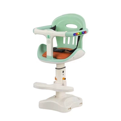 Scooter Infant Baby Full Surround – Electric car child seat - light-green-985