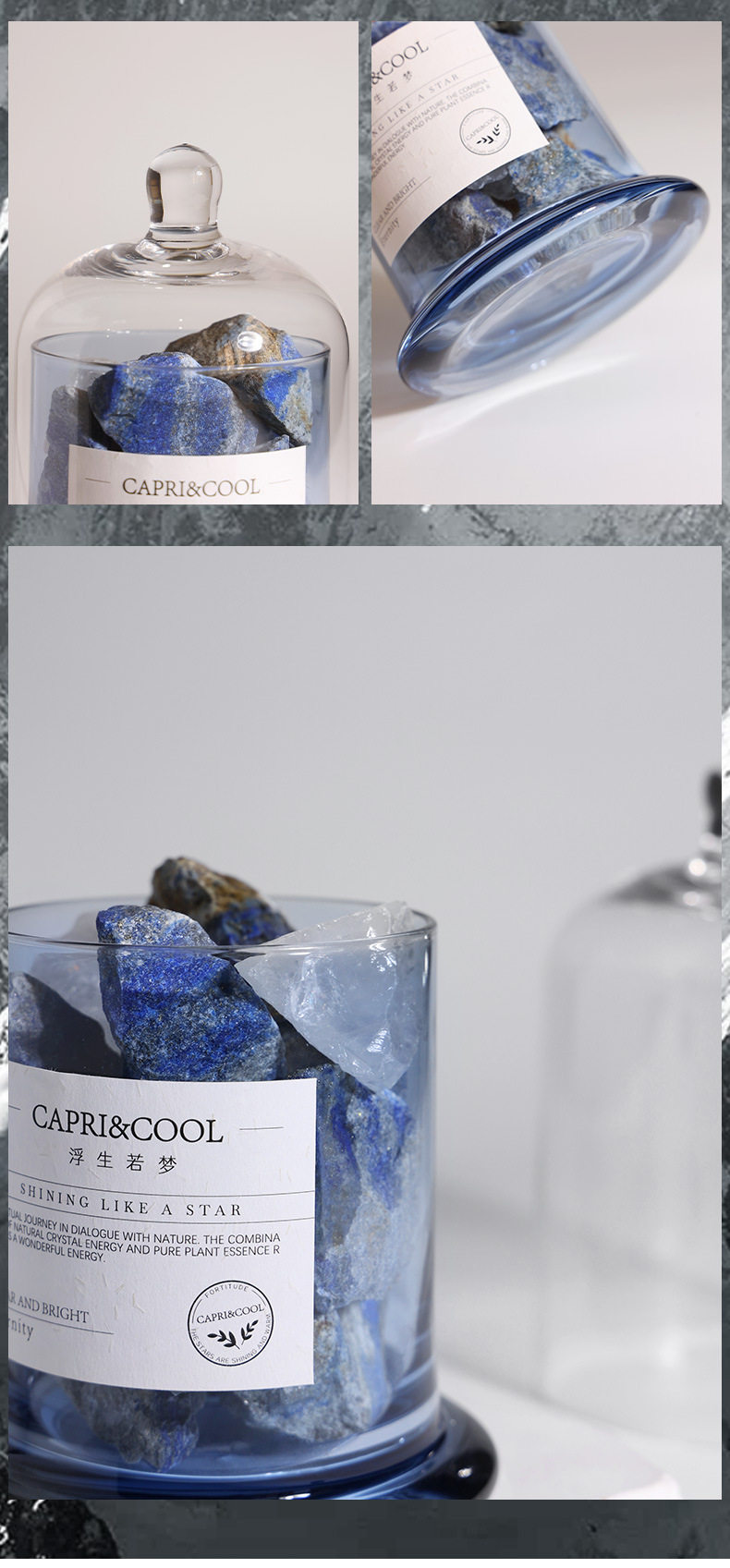 香薰精油扩香石室内持久家用无火熏香晶石摆件房间香薰石卧室香氛详情9