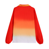 Плащ, ветрозащитный водонепроницаемый спортивный костюм для работы, градиент, с услугой печати логотипа