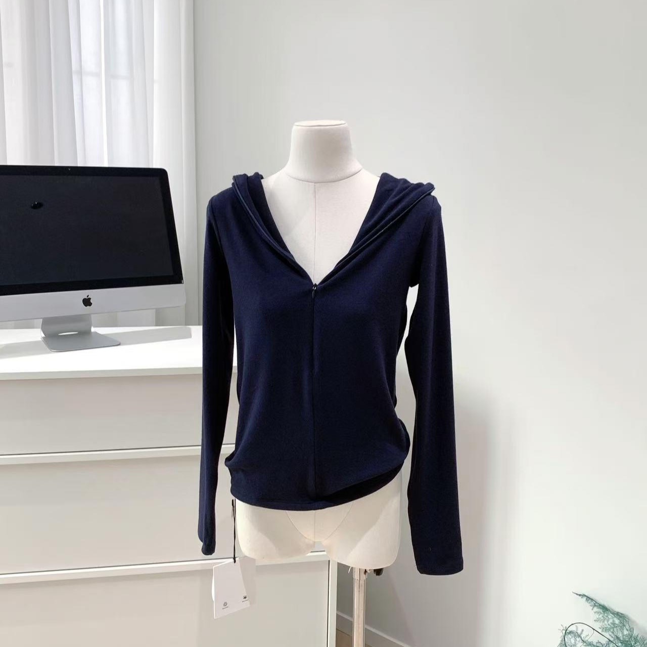 Classic Return with Extra Colors, Casual Jacket Hoodie, Half Placket Sweatshirt, Elastic Slimming Look Top