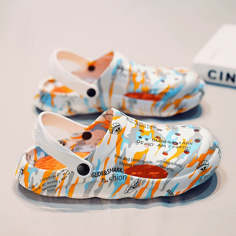 Женская обувь Croc, новинка 2024, летняя верхняя одежда, офисные полутапочки Baotou, спортивные пляжные сандалии