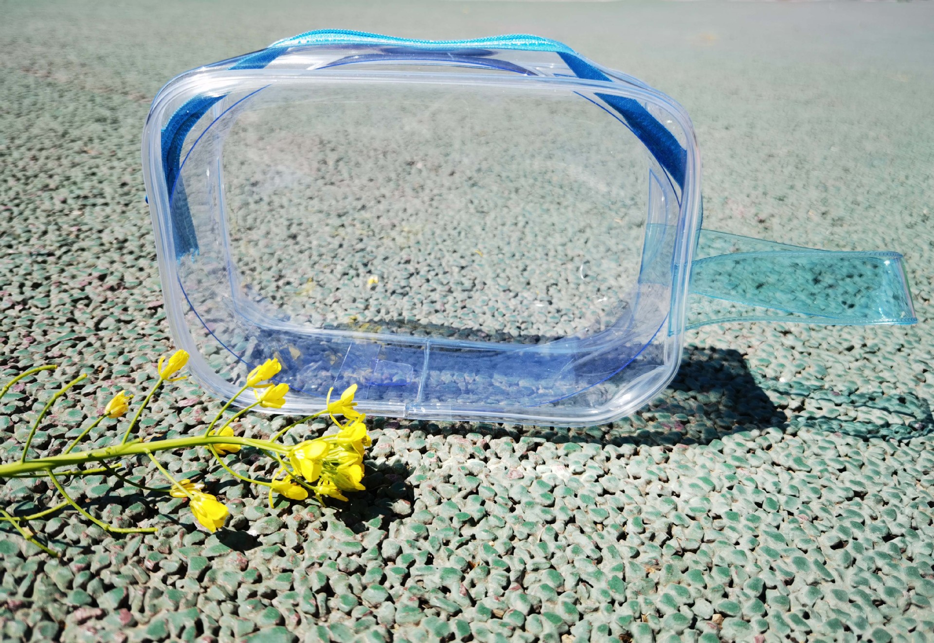 PVC塑料透明礼品购物袋 透明手提袋(可印刷图案1000个起订）