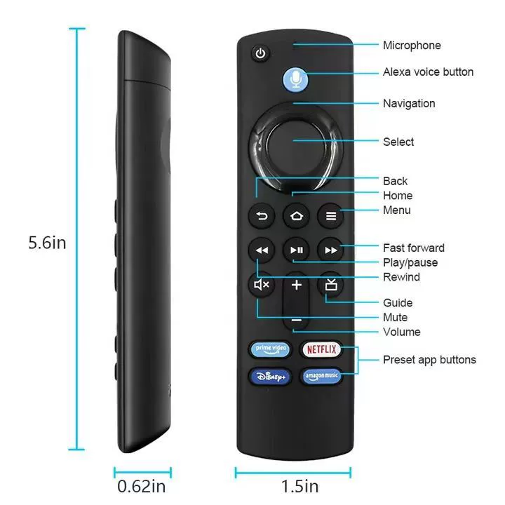 Compatible with Panasonic SHARP Panasonic Bluetooth Voice LCD TV Remote Control