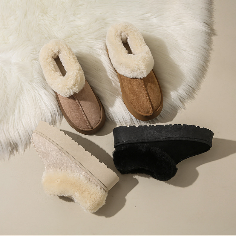 Warm boots, keep warm shoes platform, 2025 years