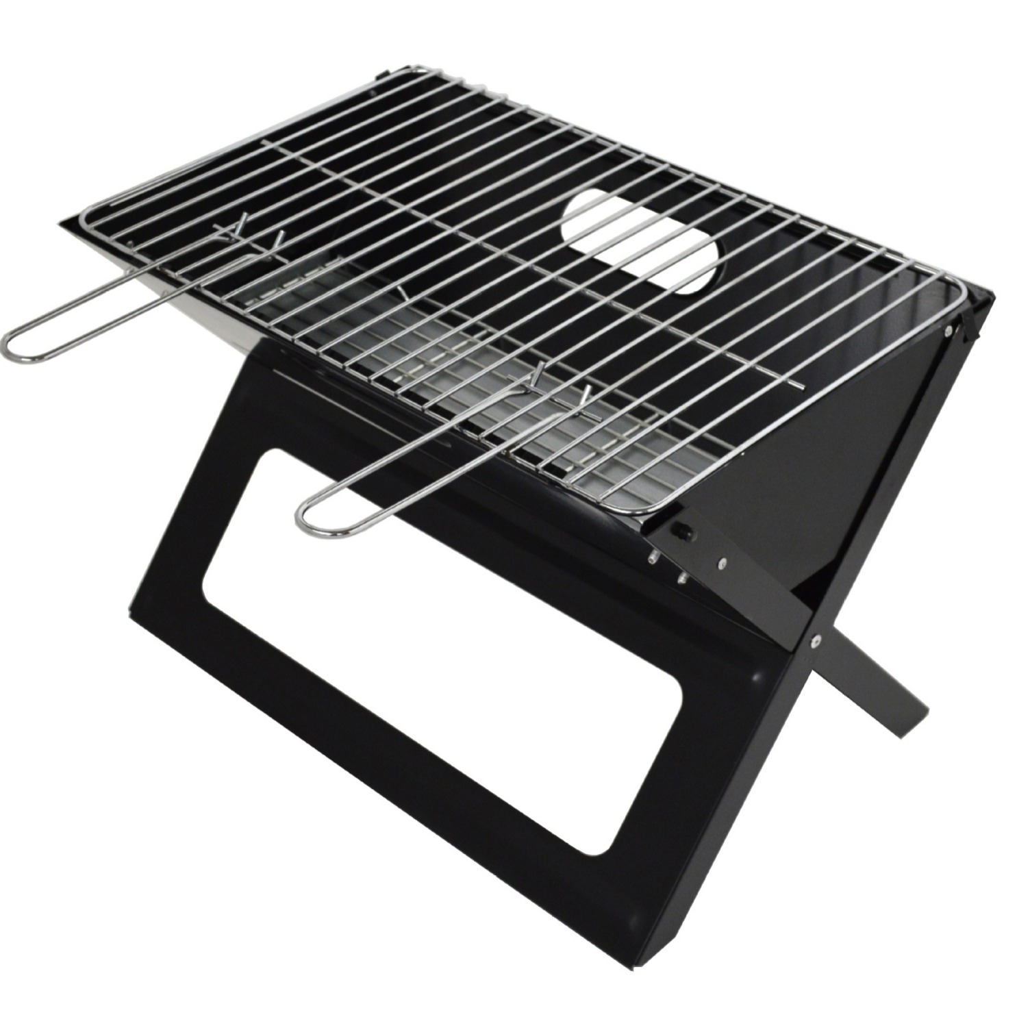 Tijeras estufa X-tipo plegable Parrilla de barbacoa al aire libre directo de fábrica portátil Parrilla de barbacoa del hogar