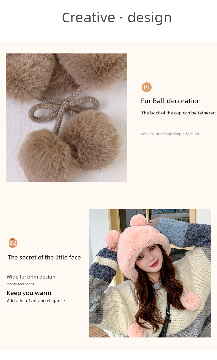 Dames wintermuts met pompon warme gebreide muts voor de herfst_voghion.com