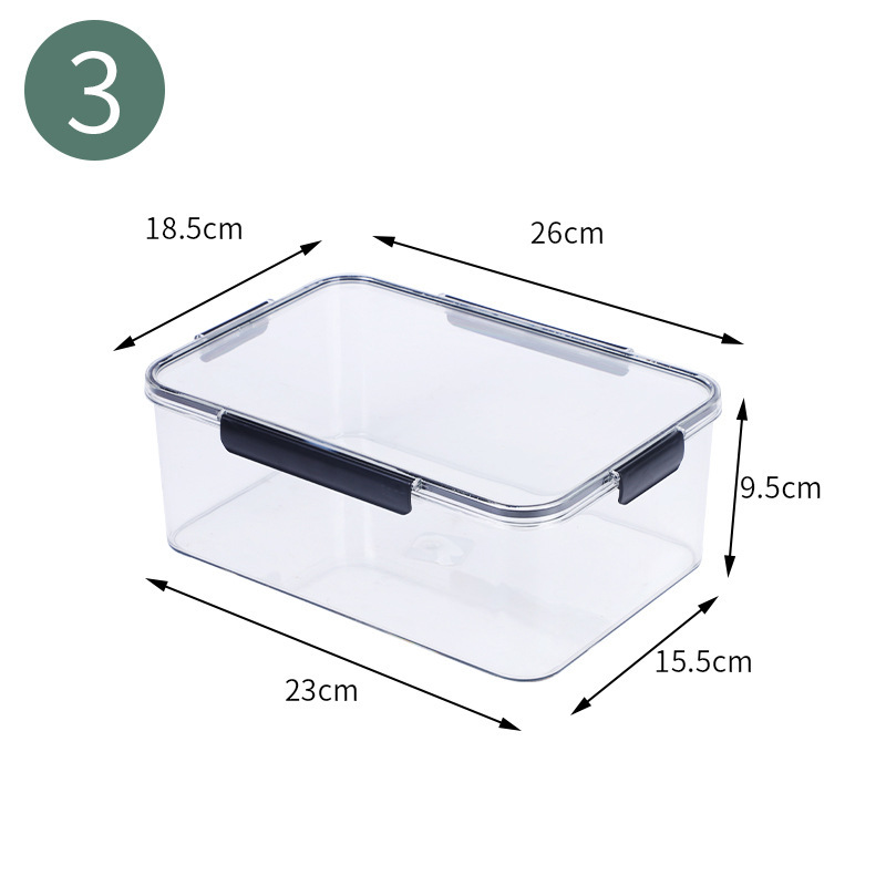 食品鮮度保持ボックスpet高透明冷蔵庫収納ボックス大容量キムチシール収納ボックス青果物収納ボックス|undefined