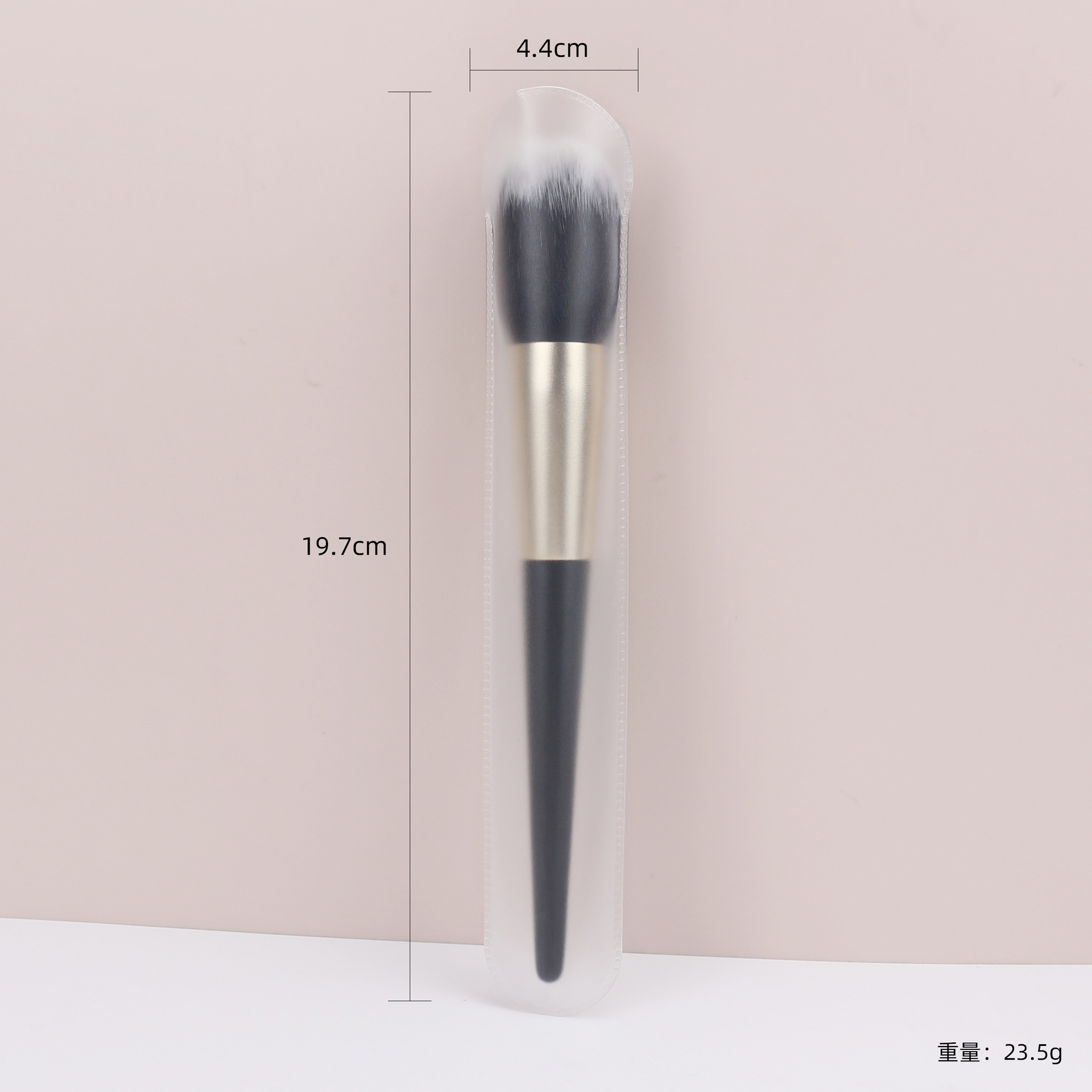 Cepillo de maquillaje único transfronterizo gran gran pinto de pintura a granel herramientas de maquillaje de pelo suave cepillo de maquillaje de cabeza redonda pinto de pintura de miel