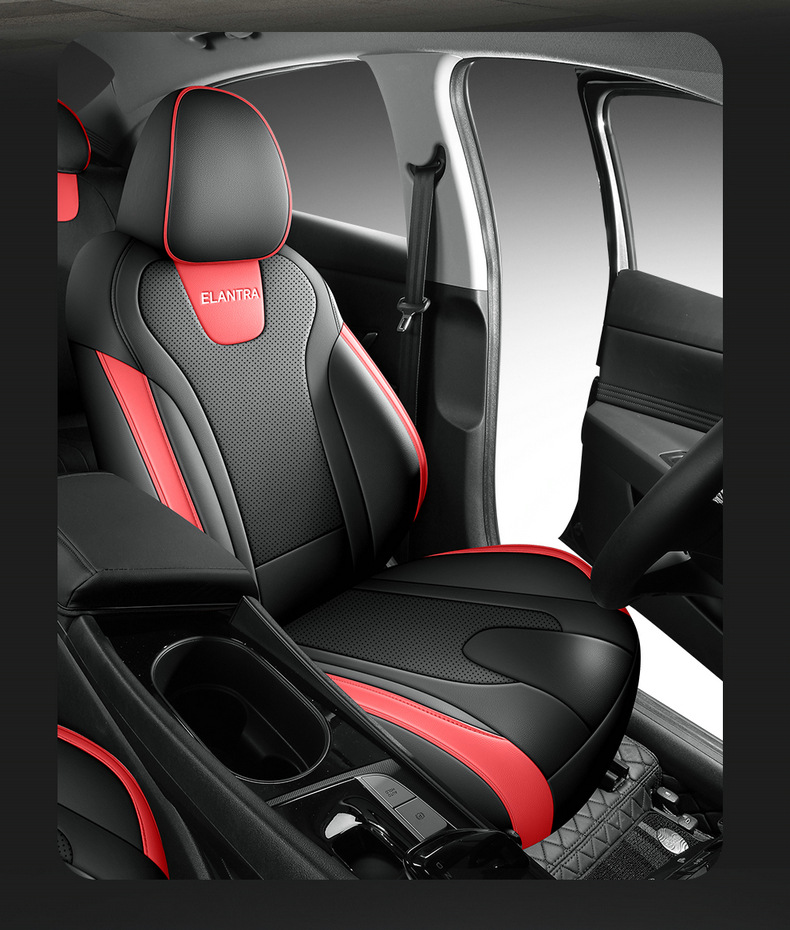 Beijing Hyundai Elantra Special Seat Cover Fully Encloses Car Cushion Four Seasons Open Ventilated Leather Car Seat Cover Cushion