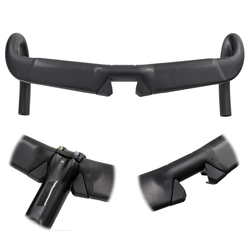 Full Carbon Fiber Road Bike Bent Handlebar Sports Car Handlebar Ud Matte Unlabeled Wind-Breaking Bent Handlebar