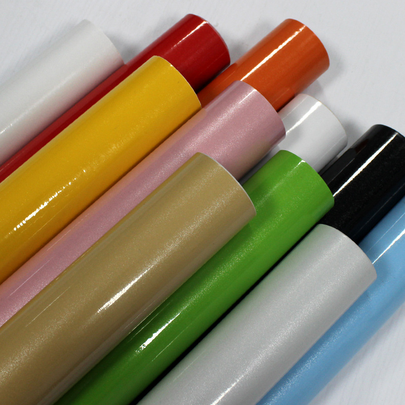 Pintura a la parrilla de película perlada PVC Fondo de pantalla de pared Autoadhesivo de color sólido dormitorio superior Fondo de pantalla de cocina pegatinas decorativas pegatinas