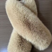 仿狐狸毛领冒领帽领毛条人造毛毛领兔毛帽领颜色多