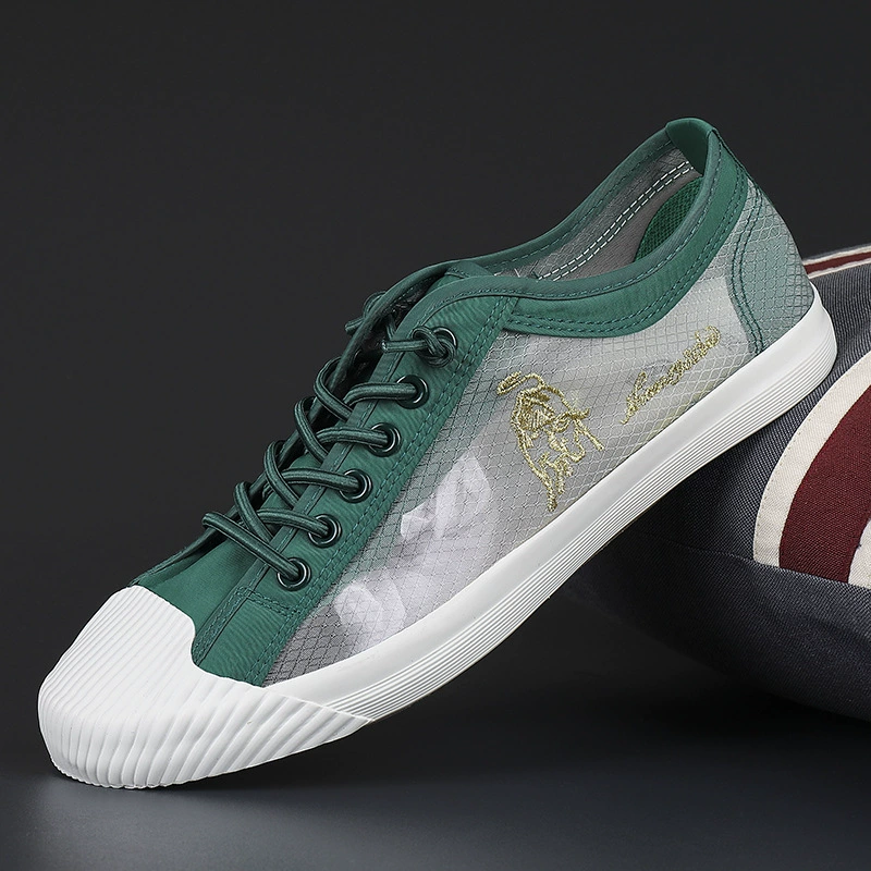 Мужская обувь 2024 Весенний прилив Осенние мужские холщовые туфли дикие маленькие белые туфли повседневные старые пекинские туфли из ткани весна и осень