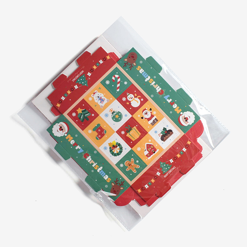 クリスマスブラインド箱趣味空紙箱現物スタンプ音楽自作サプライズプレゼント箱 (5pcs/バッグ) を加工する|undefined