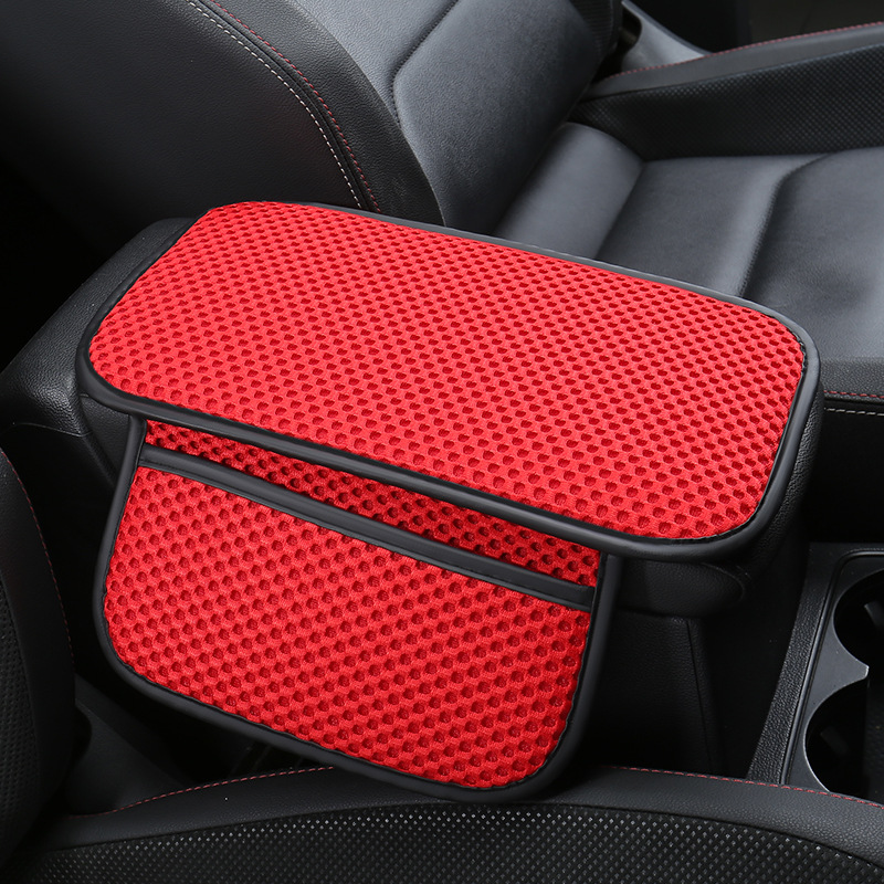 Car Storage — Fushou Armrest box pad - red