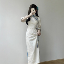 轻风细雨丨年轻款绝美倒大袖旗袍2025年秋季新款日常改良新中式装