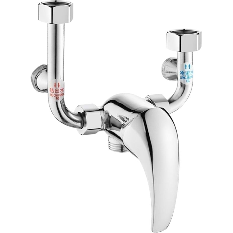 Thickened Mixing Valve, Electric Water Heater Surface-Mounted Switch Valve, Household, School, Engineering, Bathroom High-Flow U-Shaped Mixing Valve