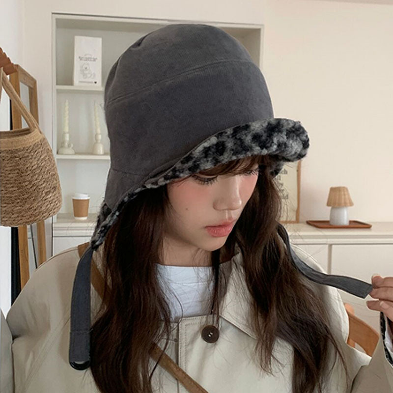 双面戴飞行帽女美式辣妹雷锋帽冬季氛围感豹纹毛绒帽子包头帽骑行