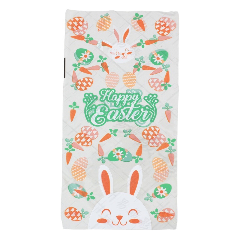 Pascua OPP bolsillo plano Día de San Valentín caramelo regalo bolsa de embalaje Festival universal festivo galleta bolsa de celofán