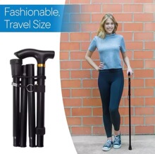 Fold Crutches Hiking Stick Crutch Elderly Metal Stick