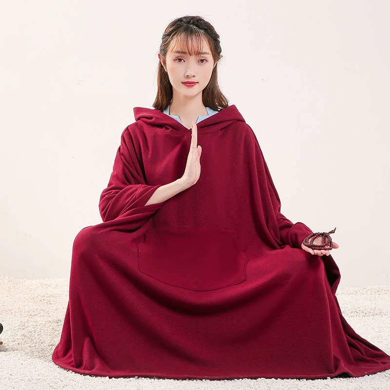 Плащ для медитации Nianci/Утолщенный плащ для медитации Унисекс Флисовый плащ для медитации Йога