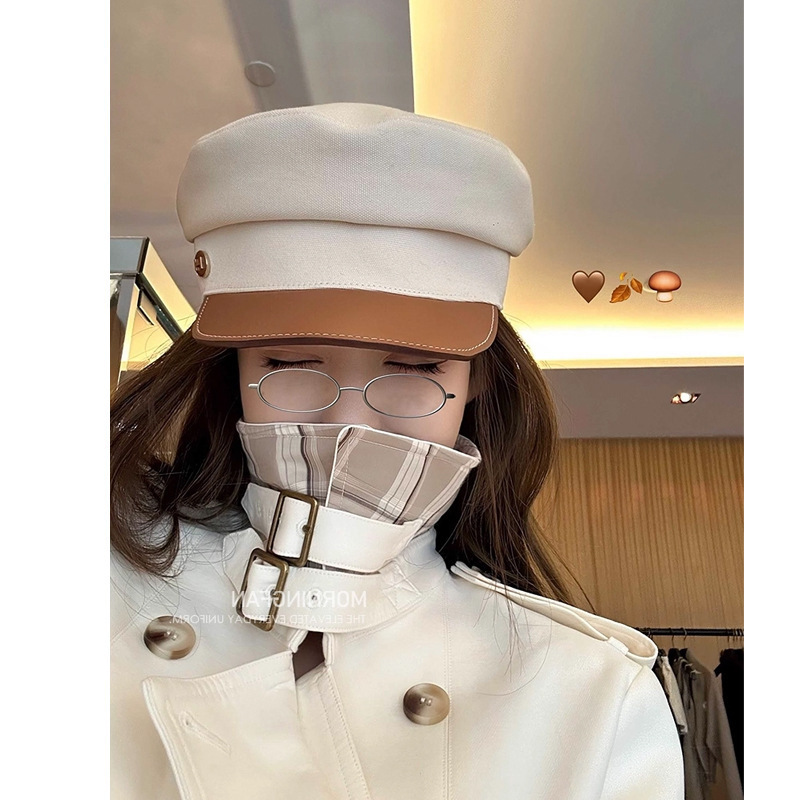 Good Morning, Fanfan, "Kiyoko Kitagawa," Straight Shoulder, Stand Collar, British Style/Irregular Mid-Length Trench Coat for Women, Autumn