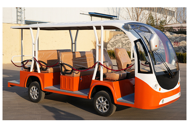 Customized Scenic Spot Tourism Sales Office Reception Vehicle 11 Seats 14 Seats 17 Seats Campus Factory Shuttle Bus Electric Sightseeing Vehicle