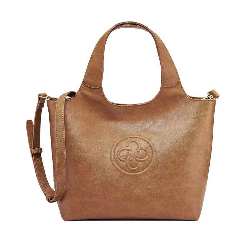 Cassile Vest Bag Tote Bag Large Capacity Vegetable Tanned Cowhide Simple One-Shoulder Cross-Body Handbag for Women