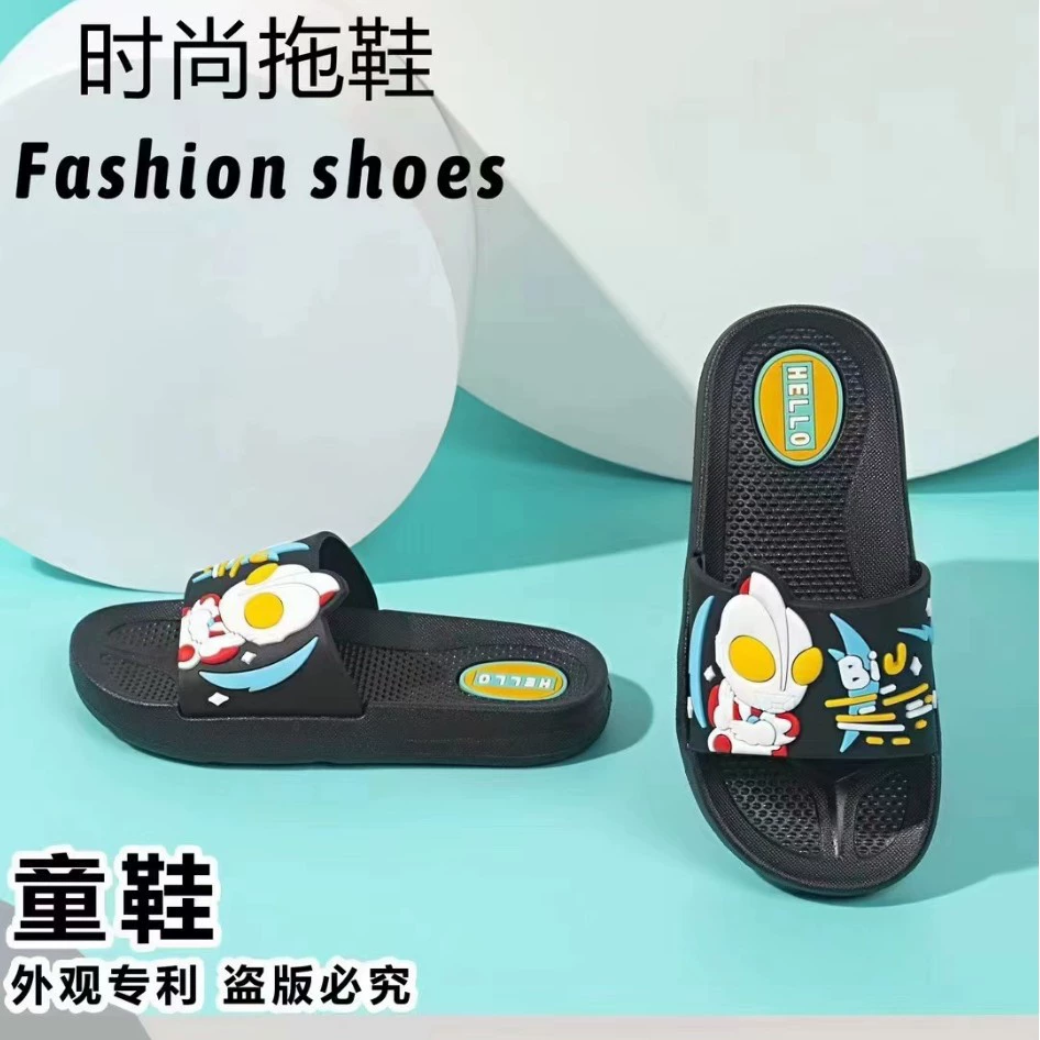 Мультфильм Аниме Детские тапочки Летний мальчик Холодные Тутанцы Летние Детские Тапки (Пластиковая Лента) A00 26 Оптовая продажа