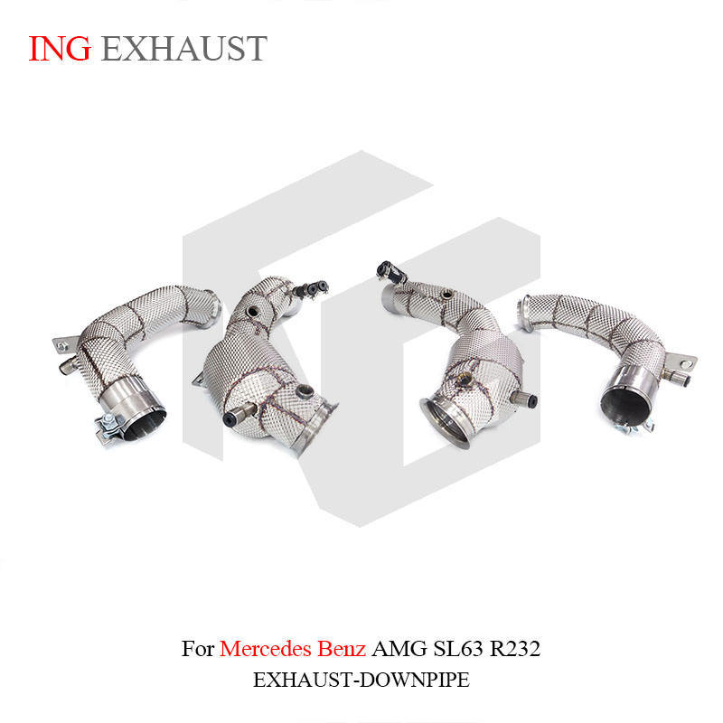 Suitable for Mercedes-Benz AMG SL63 R232 stainless steel car exhaust muffler downpipe