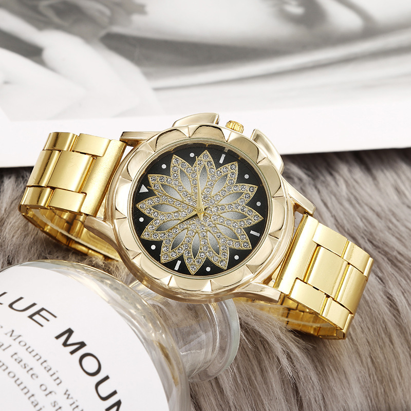 Business Flower Buckle Quartz Women's Watches display picture 6