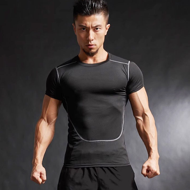 Summer sports breathable quick dry basketball base short sleeve…
