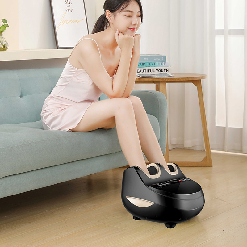 家庭用多機能フットマッサージャー電気温湿布脚足裏ツボもみ押しふくらはぎフットマッサージ機|undefined