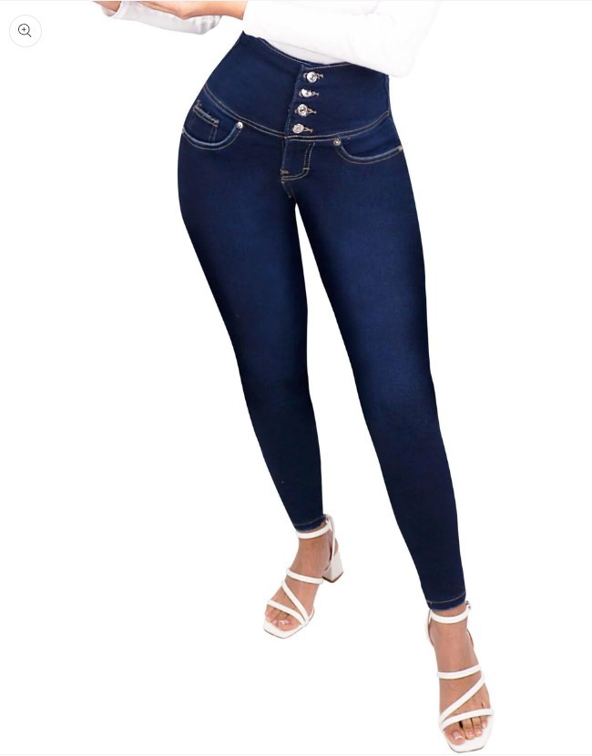 Fitness Denim Leggings Image 5
